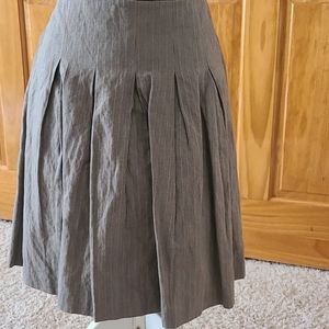 Plaid Pleated Skirt (NWOT)